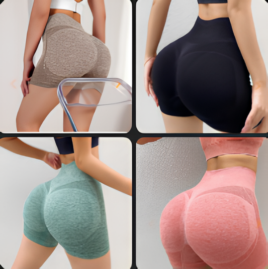 Pack 4 Leggings Push Up Seamless – Colores Variados